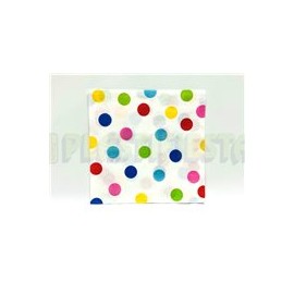 Servilleta lunch Polka dots Rainbow 16 pz
