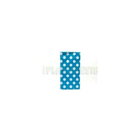 Mantel Polka dots Azul turquesa rectangular 1 pz
