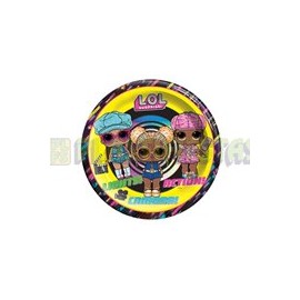 Plato pastelero L.O.L. movie 6 pz