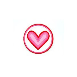 Plato pastelero Corazones san valentin retro 8 pz