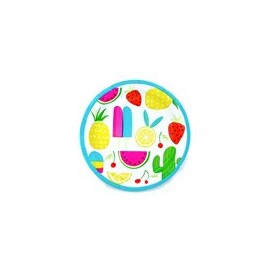 Plato pastelero Frutas 8 pz