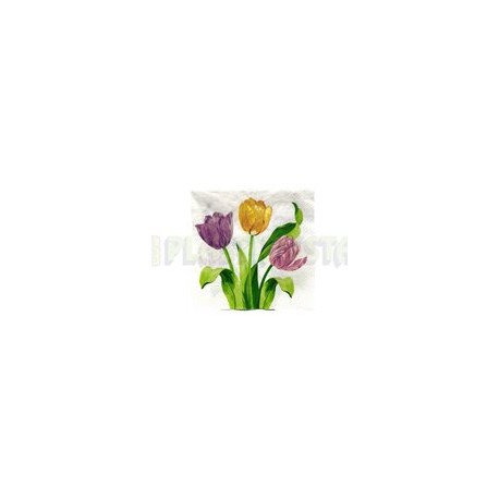 Servilleta lunch Bright tulips 16 pz