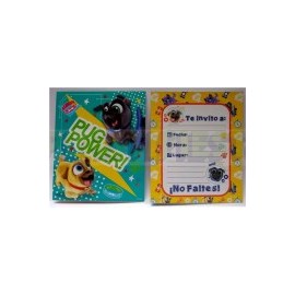 Invitación Puppy Dog Pals 6 pz