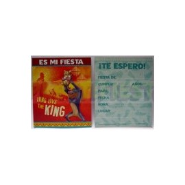 Invitacion Rey León 6 pz