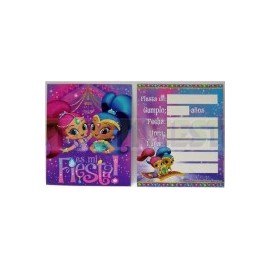 Invitación Shimmer & Shine 6 pz