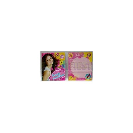 Invitación Soy Luna 6 pz
