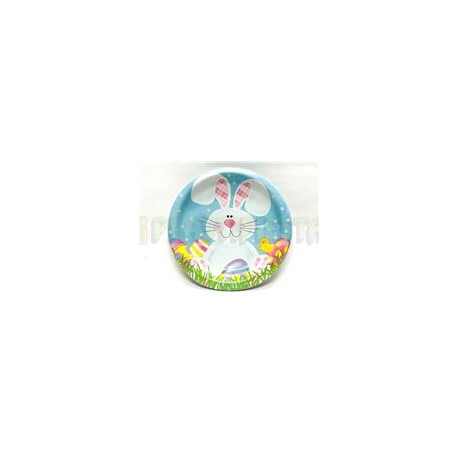 Plato fiesta Conejo pascua 8 pz