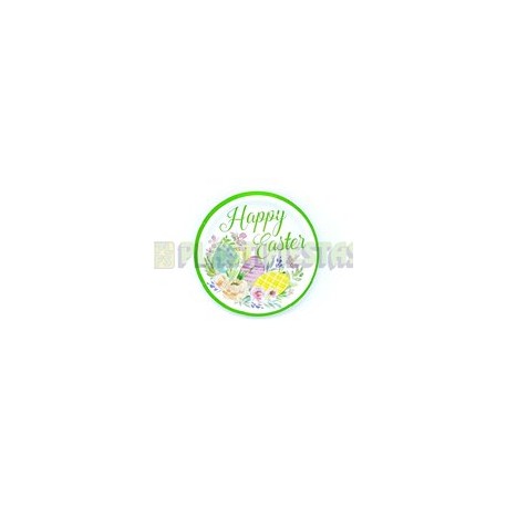 Plato fiesta Colores pastel pascua 8 pz