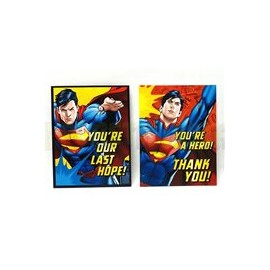 Invitación Superman 8 pz
