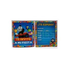 Invitación Thomas 6 pz
