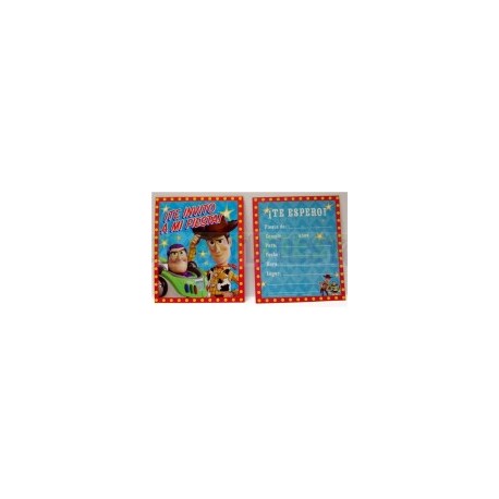 Invitación Toy story 4 6 pz