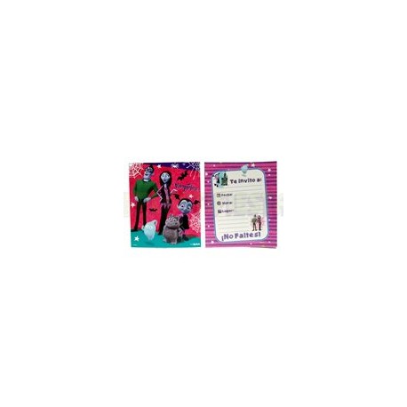 Invitación Vampirina 6 pz