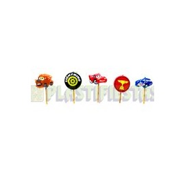 Vela Cars palillos 5 pz